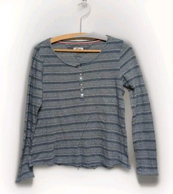 Tommy Hilfiger Longsleeve Gr. S Damen Langarm Shirt Oberteil C2