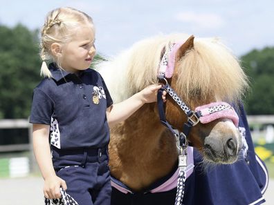 Busse Polo-Shirt KIDS Collection V navy mit süßem Fleckenmuster