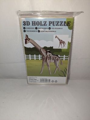 Puzzle 3D Holz Giraffe Jugendliche Erwachsene