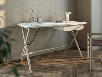 Schreibtisch Match 1S MW01 mit Schubladen Arbeitszimmer Holzbeine Computertisch