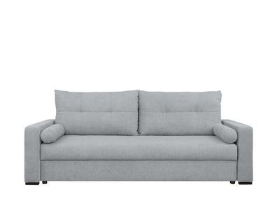 Schlafsofa Mona | Couch Sofa mit Schlaffunktion | 92 x 230 x 94 cm, Grau