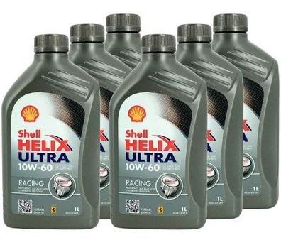 Shell Helix Ultra Racing 10W-60 6x1 Liter