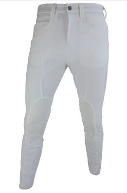 Pikeur LEON GRIP Reithose-KNIEBESATZ WEISS 33