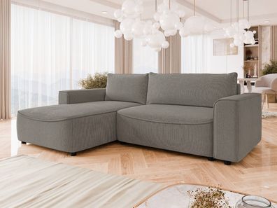 Ecksofa Beliza mit Bettkasten und Schlaffunktion Eckcouch L-Form Wohnzimmer