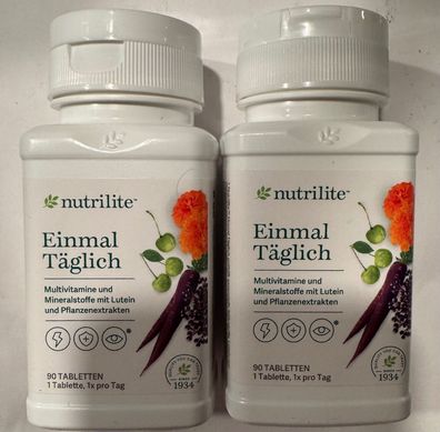 2x Nutrilite einmal Täglich Großpackung Amway