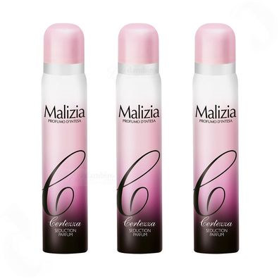 Malizia DONNA Body Spray deo Certezza 3x 100ml