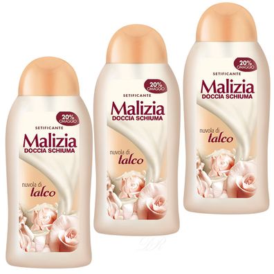 Malizia nuvola di talco Duschgel 3x 300 ml