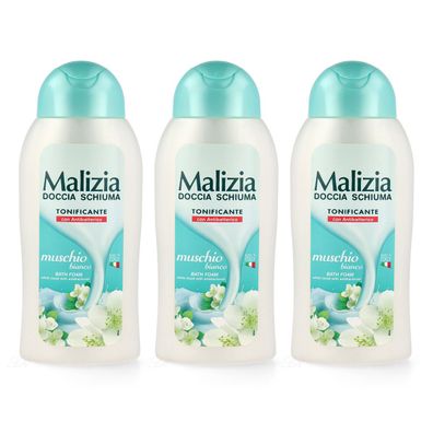 Malizia muschio bianco Duschgel 3x 300ml