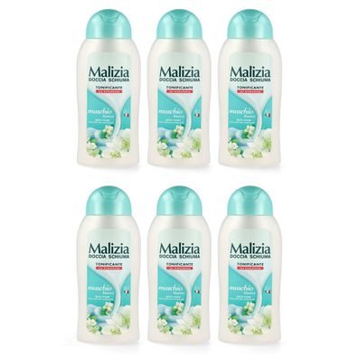 Malizia muschio bianco Duschgel 6x 300ml