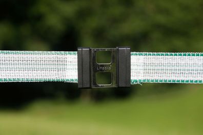 15 Stück Bandverbinder Litzclip Edelstahl für 40 mm Weidezaunband Elektrozaun