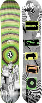 NITRO Kids Snowboard Ripper X Volcom Youth - Größe: 137