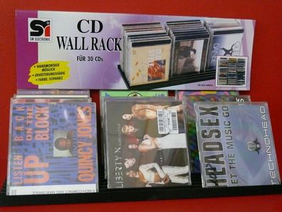 10 Stück Musik CD mit NEU 30er CD Flip CD Paket Maxi oder Single CDs mit CD Ständer