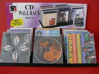 10 Stück MUSIK CD mit NEU 30er CD Flip CD Paket Maxi oder Single CDs mit CD Ständer