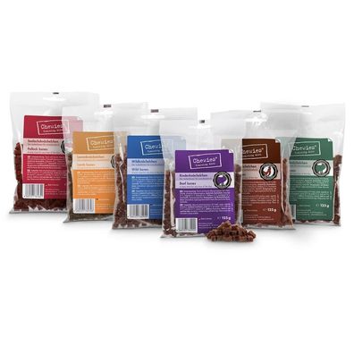 Chewies Mini Multipack (6x125g)- ideal als Trainingsleckerlie Hundeleckerli