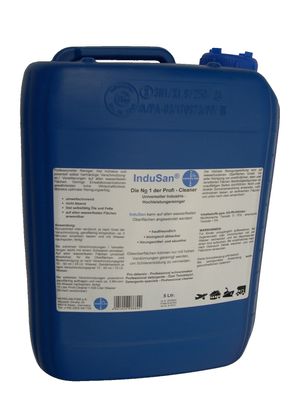 Kanister InduSan Reinigungskonzentrat 13,99 €/L Fenster Wohnwagen Boot Auto Glas