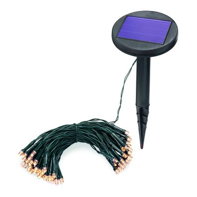 Esotec Solar Lichterkette 6m, 60 LEDs, 3000K