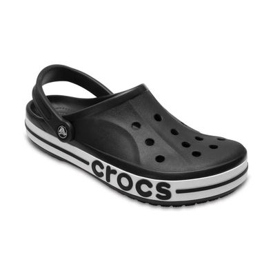 Crocs Unisex Adult Bayaband Clog, Black/White, 45/46 EU