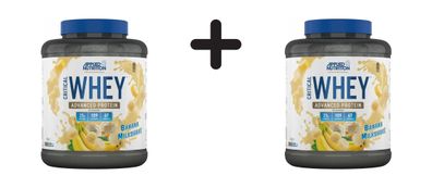 2 x Applied Nutrition Critical Whey (2000g) Banana Milkshake