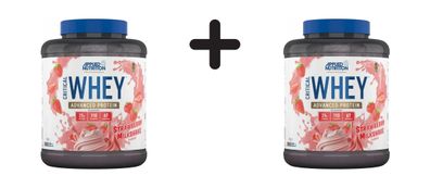 2 x Applied Nutrition Critical Whey (2000g) Strawberry Milkshake