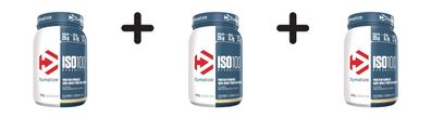 3 x Dymatize ISO 100 (932g) Gourmet Vanilla