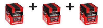 3 x Jack Links Beef Jerky (12x60g) Original