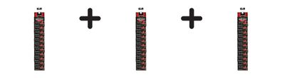 3 x Jack Links Beef Jerky Clipstrips (12x25g) Original