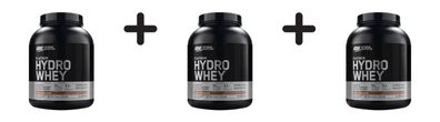 3 x Optimum Nutrition Platinum Hydro Whey (1590g) Milk Chocolate