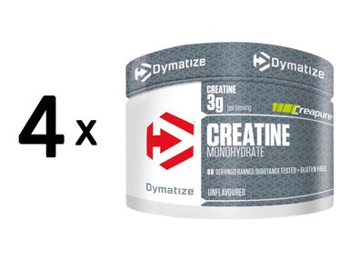 4 x Dymatize Creatine Monohydrate Powder (300g)