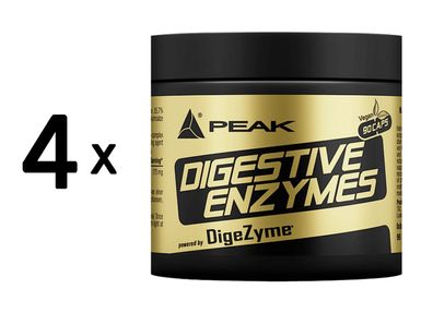 4 x Peak Digestive Enzymes (90) Unflavoured