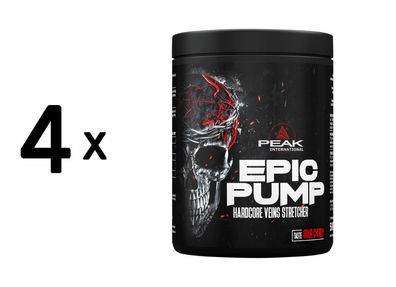 4 x Peak Epic Pump (500g) Sour Cherry