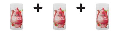 3 x Peak Fruity Vegan Protein (400g) Strawberry