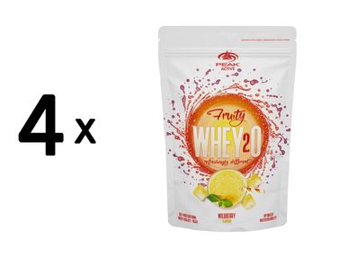 4 x Peak Fruity wHey2O (750g) Wildberry