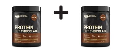 2 x Optimum Nutrition Protein Hot Chocolate (350g) Chocolate Hazelnut