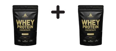 2 x Peak Whey Protein Concentrate (900g) Banana