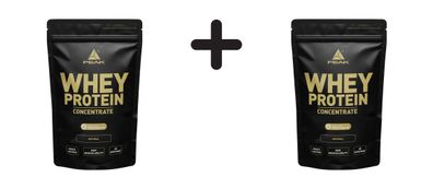 2 x Peak Whey Protein Concentrate (900g) Natural