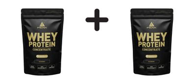 2 x Peak Whey Protein Concentrate (900g) Raspberry