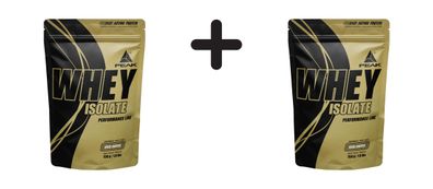 2 x Peak Whey Protein Isolate (750g) Iced Coffee