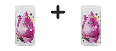 2 x Peak Fruity Vegan Protein (400g) Wildberry