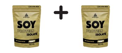 2 x Peak Soy Protein Isolate (750g) Salted Peanut Caramel