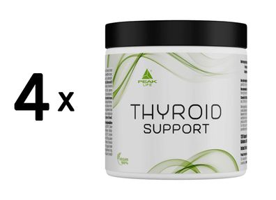 4 x Peak Thyroid Support (120 caps) Unflavoured