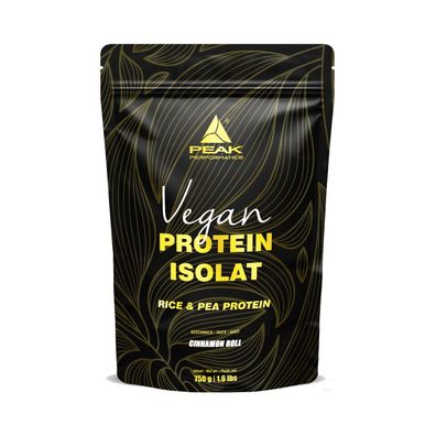 Peak Vegan Protein Isolate (750g) Cinnamon Roll