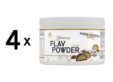 4 x Peak Yummy Flav Powder (250g) Noble Marzipan