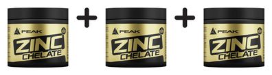 3 x Peak Zinc Chelate (180 Tabs)