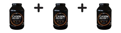 3 x QNT Casein Protein (908g) Belgian Chocolate