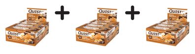 3 x Quest Nutrition Quest Bars (12x60g) Chocolate Peanut Butter