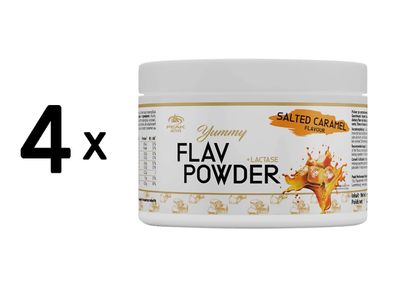 4 x Peak Yummy Flav Powder (250g) Salted Caramel