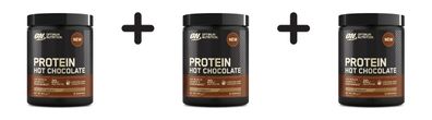 3 x Optimum Nutrition Protein Hot Chocolate (350g) Chocolate Hazelnut