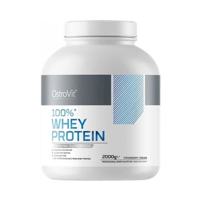 OstroVit 100% Whey Protein (2000g) Strawberry Cream