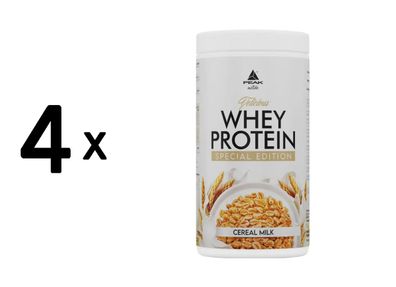 4 x Peak Delicious Whey Protein (450g) Cereal Milk