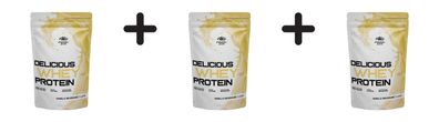 3 x Peak Delicious Whey Protein (450g) Vanilla Milkshake